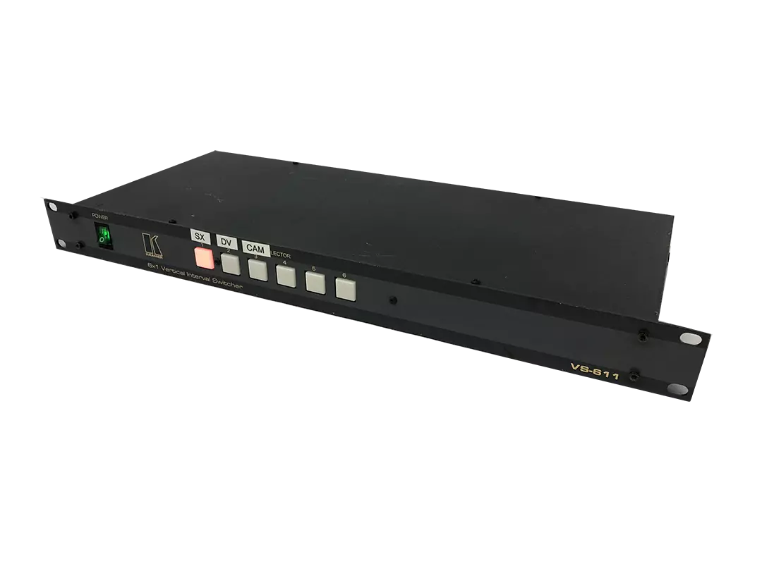 Kramer 6x1 Composite Video and Balanced Stereo Audio Switcher