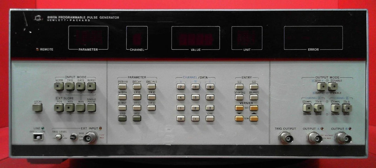 HP Agilent Keysight 8160A 2105A00523 50MHz Pulse Generator