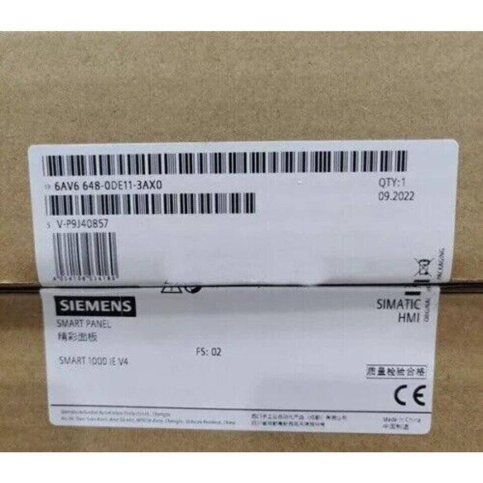 Siemens SIMATIC HMI Smart 1000 IE V4 6AV6648-0DE11-3AX0