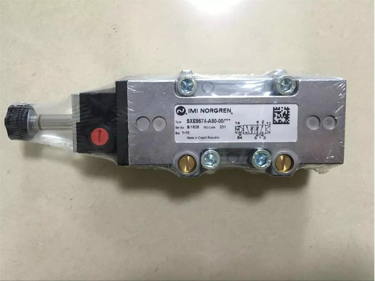 One New NORGREN SXE9574-A80-00 Solenoid Valve In Box Expedited Shipping