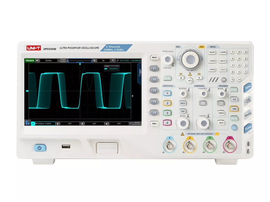 UNI-T MSO3354E 350MHz 4+16Ch Mixed Signal Oscilloscope