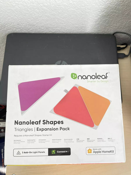 Nanoleaf Shapes Triangles Multicolor Light Panels Expansion Kit - 3 Pack