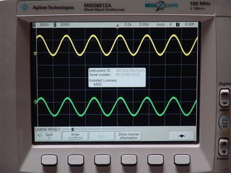 Agilent MSO6012A Mixed Signal Oscilloscope 100 MHz 2 GSa/s MSO