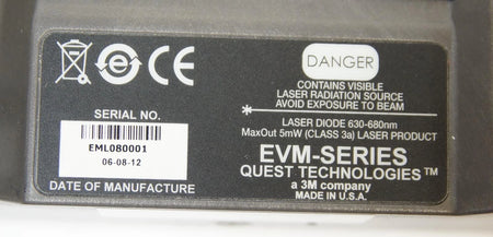Quest EVM IAQ Test Meter Air Quality Monitor CO, CO2, VOC's, Temp/RH, Dew Pt