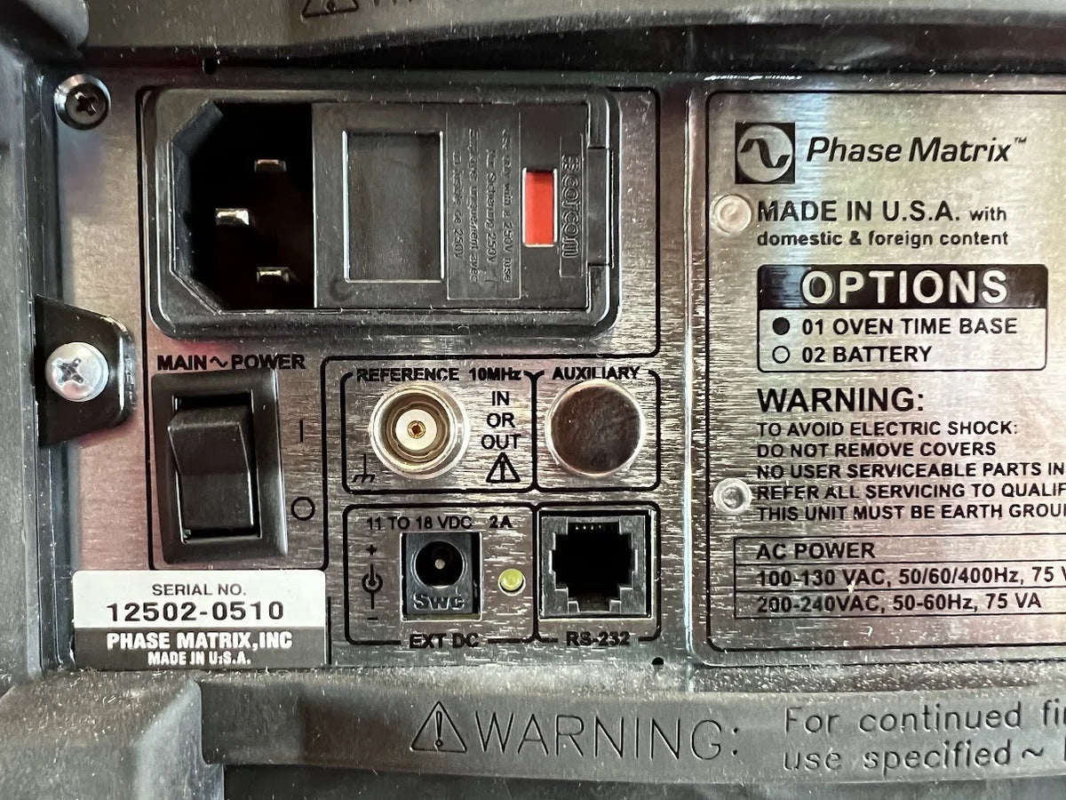 Phase Matrix 320A Frequency Counter / Power Meter, 10 Hz to 20 GHz