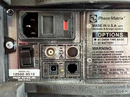 Phase Matrix 320A Frequency Counter / Power Meter, 10 Hz to 20 GHz