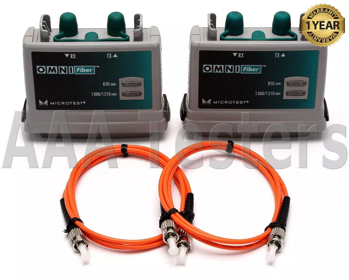 Fluke Microtest OMNIFIBER MM Fiber Modules OMNISCANNER - XG eqpt