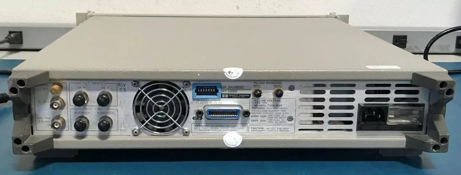 HP Agilent Keysight 11729C 1.28 GHz - 18 GHz Carrier Noise Test Set OPT 130 H30