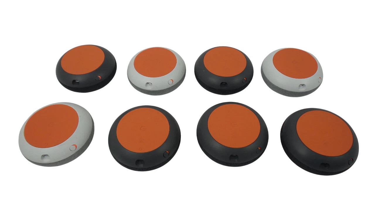 Lot of 8 Google Home Mini H0A and H2C Wireless Assistant Smart Speaker