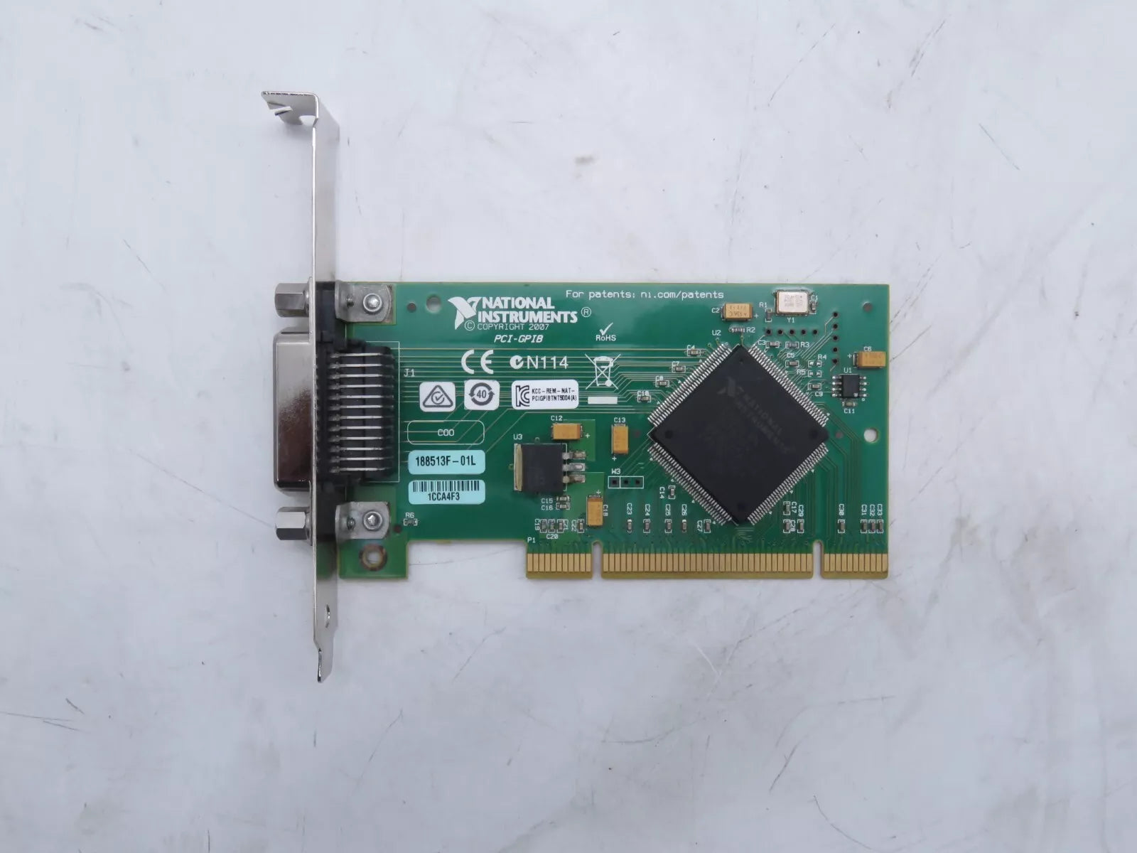National Instruments NI PCI-GPIB 2007 IEEE 488.2 Interface Card 188513F-01L