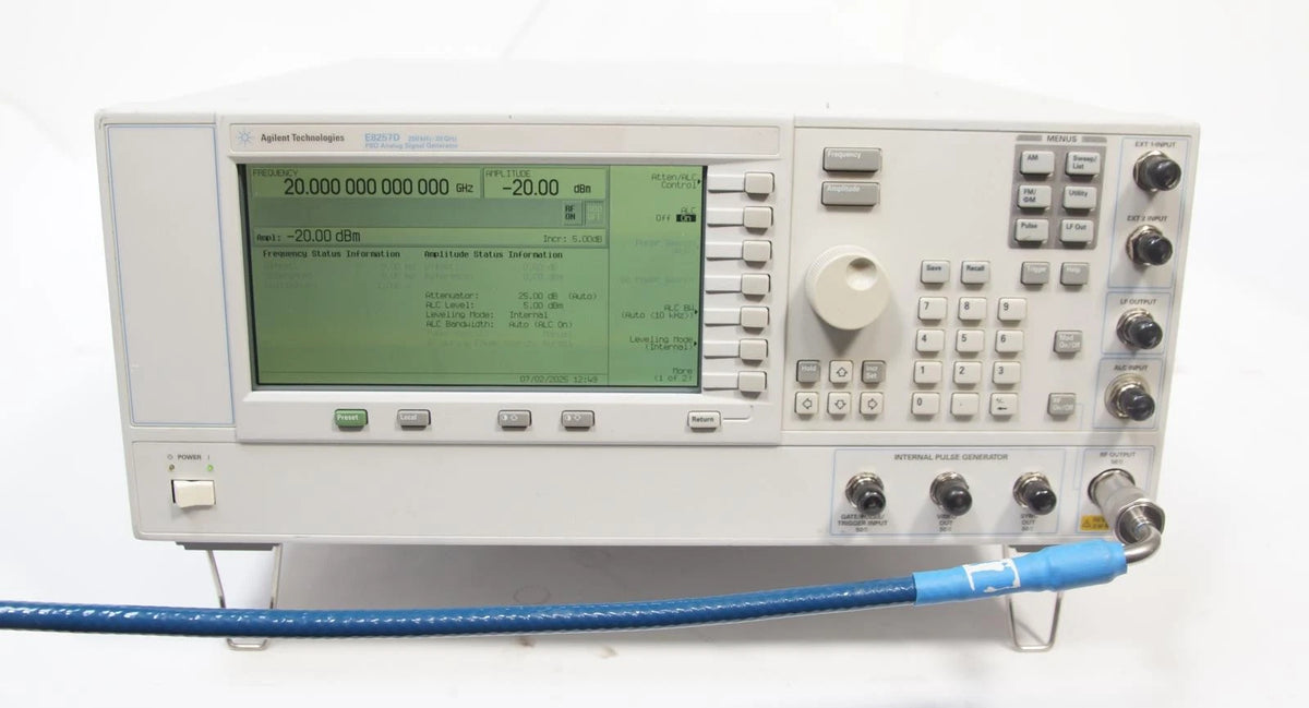 Agilent E8257D PSG 250kHz -20GHz Analog Signal Generator 007 1E1 1ED 520 UNT UNU