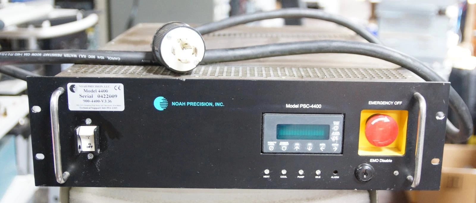 NOAH PRECISION PSC-4400 CHILLER CONTROLLER / POWERTEN N63C-20016AY POWER SUPPLY