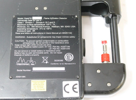 Inficon / Photovac MicroFID II Intrinsically Safe Flame Ionization Detector
