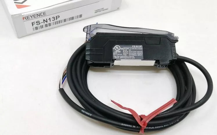 KEYENCE FS-N13P Digital Fiber Optic Amplifier Sensor Cable FSN13P