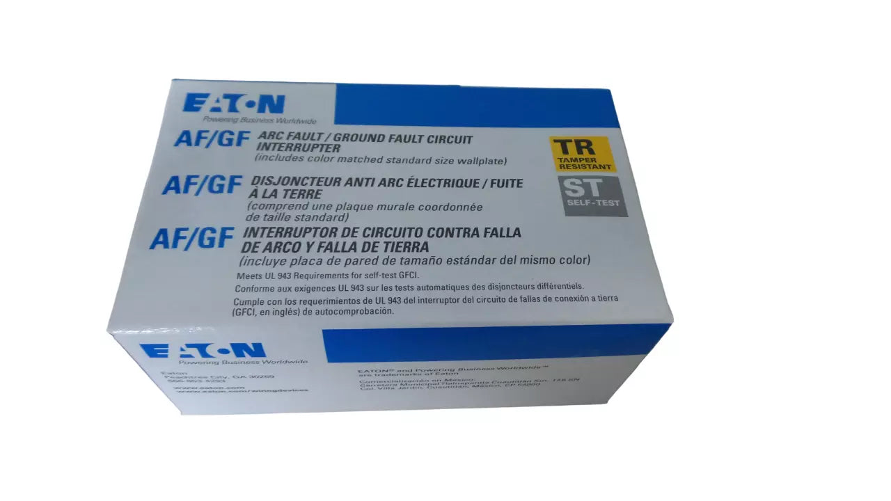 BOX OF 8 Eaton TRAFGF 15W Receptacle