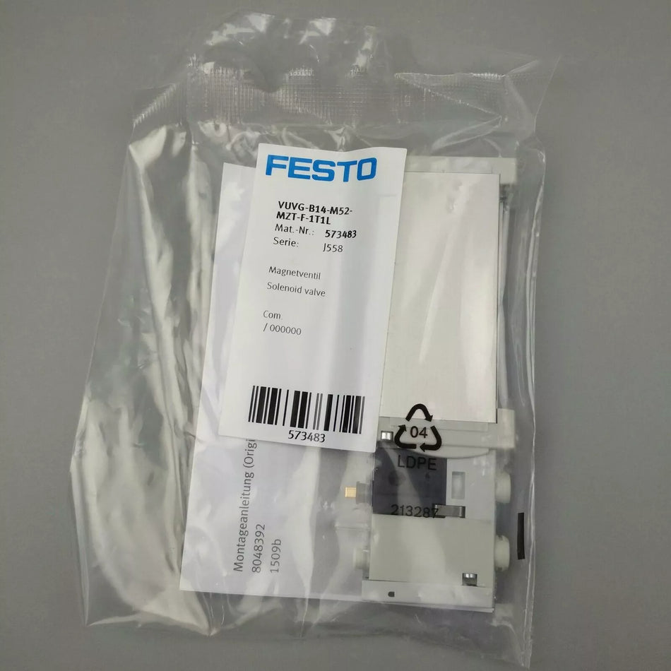 1PC New Festo VUVG-B14-M52-MZT-F-1T1L 573483 Solenoid Valve