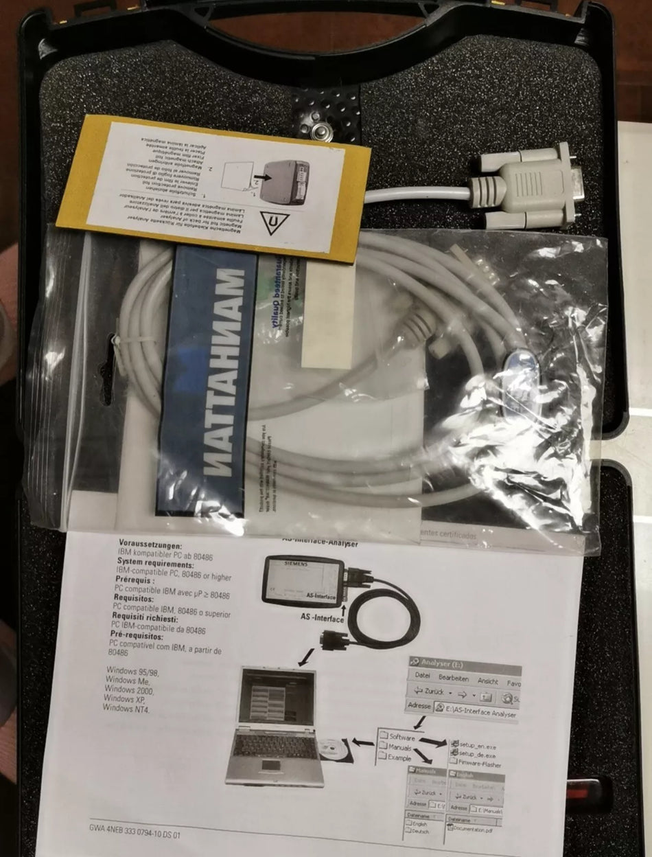 SIEMENS AS-I V2 AS-Interface Analyser 3RK1904-3AB01 new