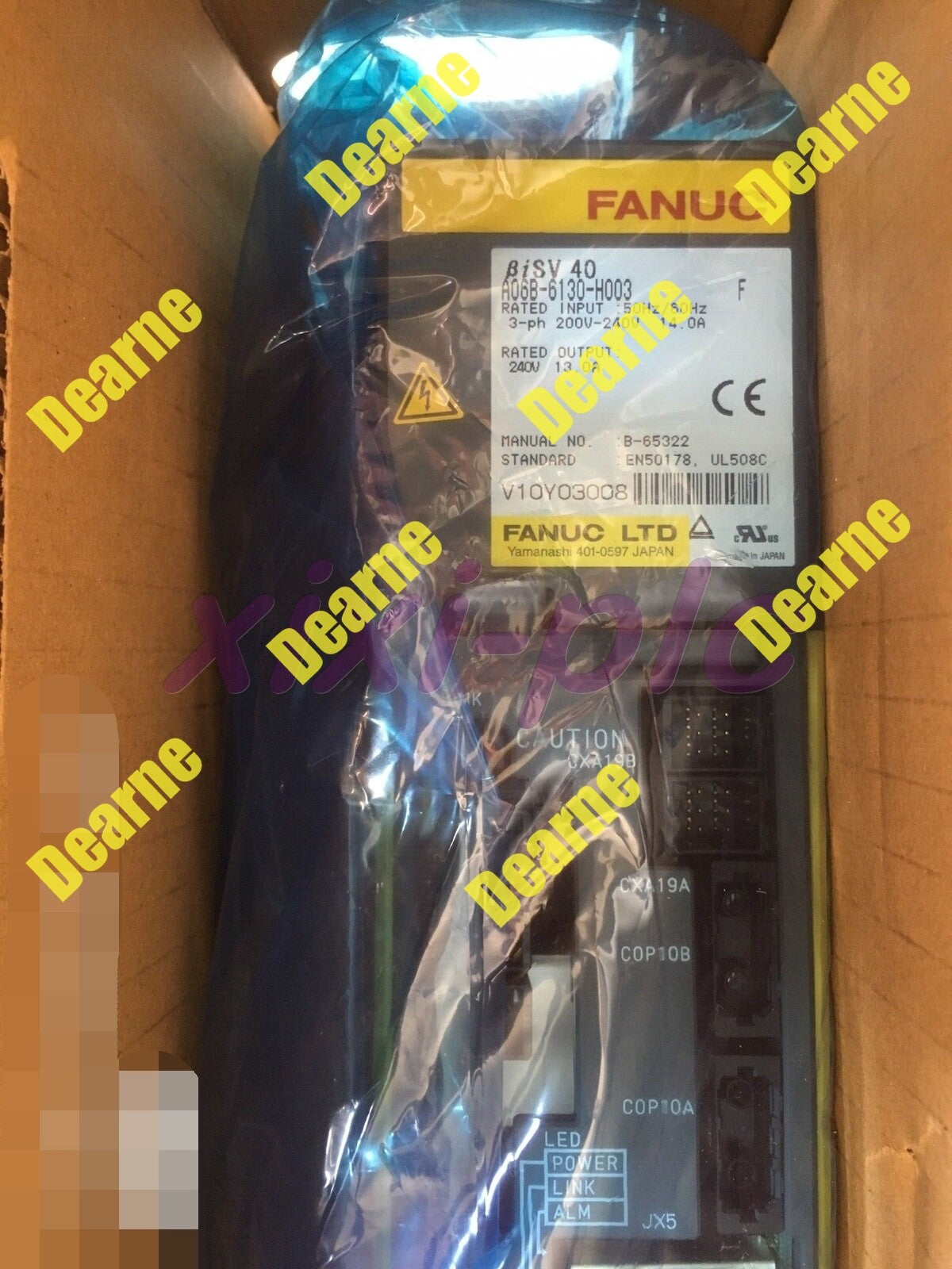 Fanuc A06B-6130-H003 Four Axis Driver