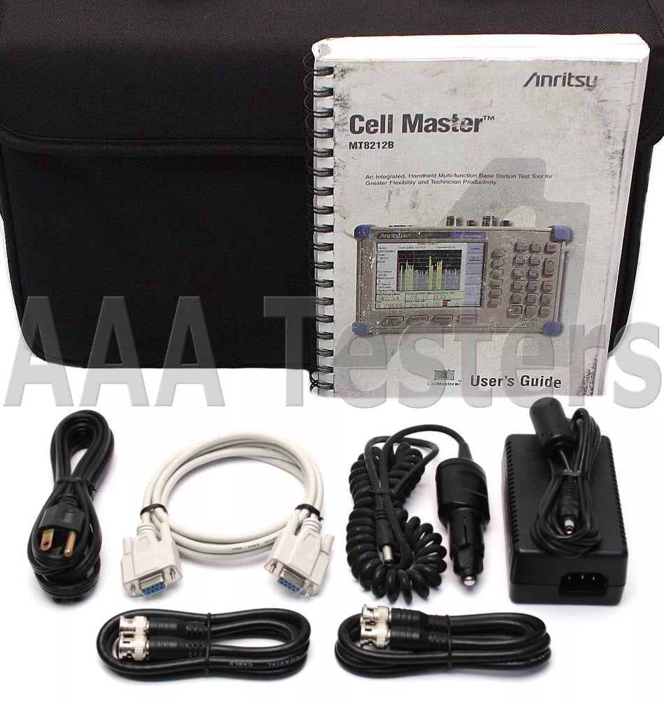 Anritsu CellMaster MT8212B Cable Antenna & Base Station Analyzer w/ Opts 21 & 50