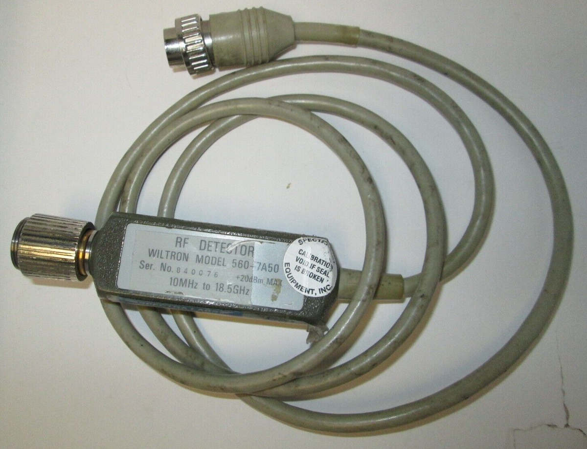 Wiltron 560-7A50 18GHz Detector for Anritsu Scalar Network Analyzers
