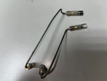 HP Agilent 33340DZ 40GHz 13db precision attenuator , w/semi-rigid 2.4mm cables