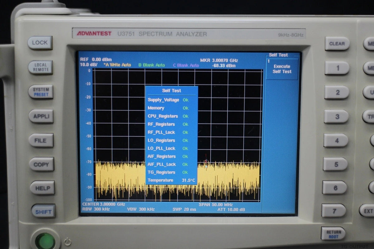 ADVANTEST U3751/74 8GHz Spectrum Analyzer 3GHz TG