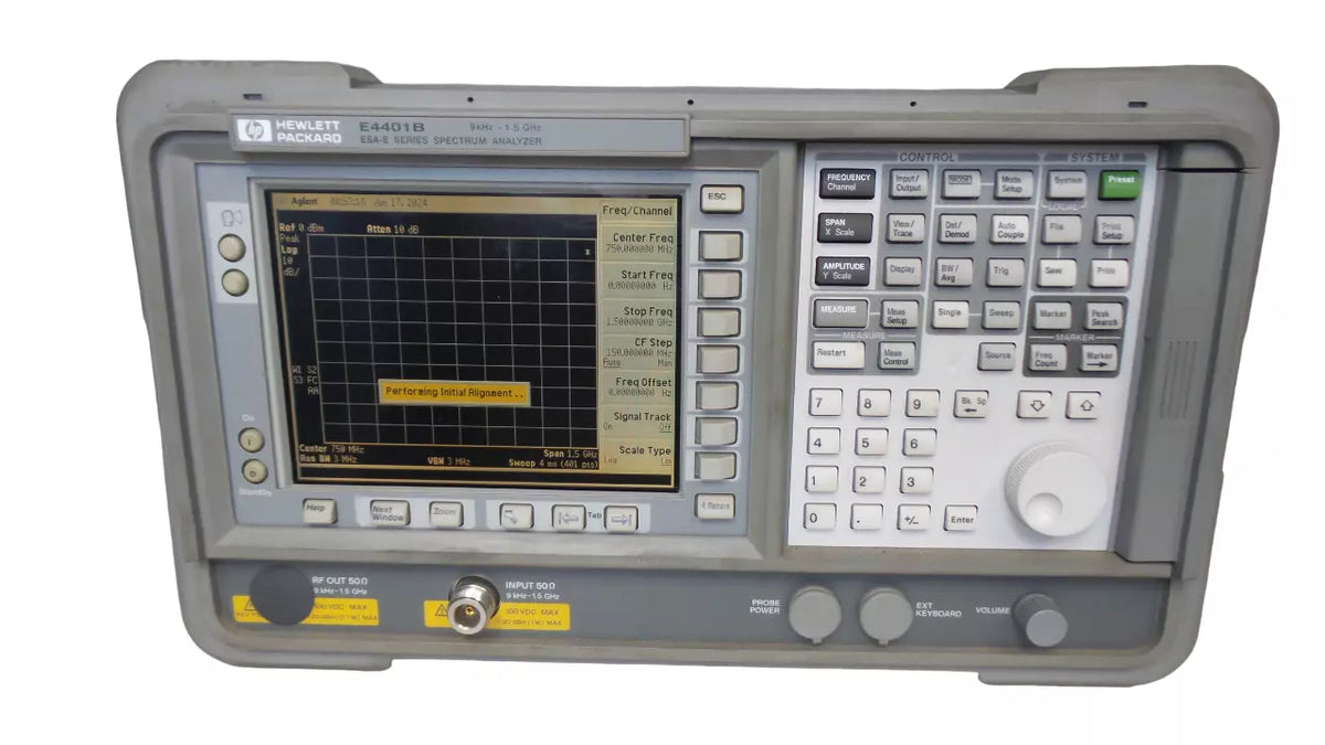 HP E4401B Spectrum Analyzer 9 kHz-1.5 GHz