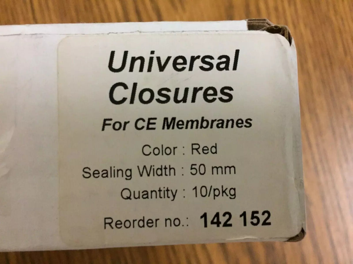 Spectrum Labs 142152 Red Universal Closure, Cellulose Ester, 50 mm (Pack of 10)