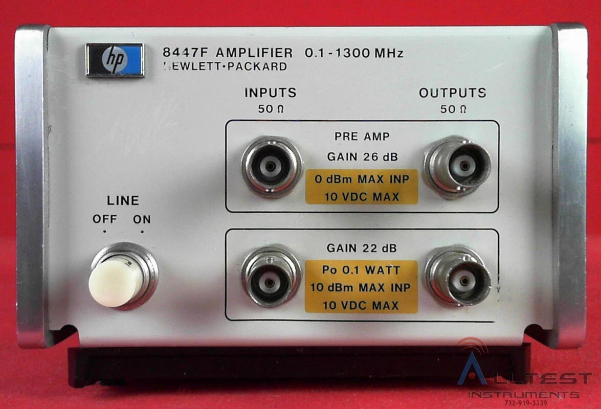 HP Agilent Keysight 8447F Amplifier, 1-1300 MHz