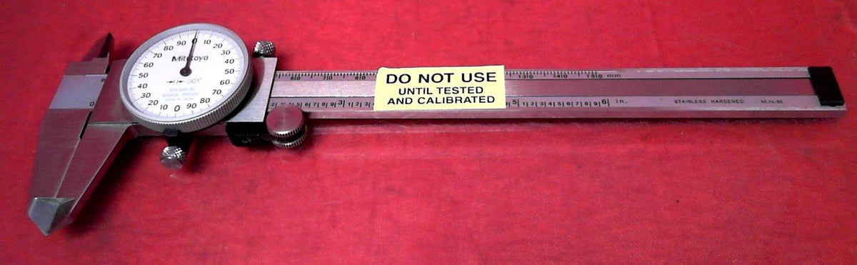 Mitutoyo 505-626-50 AT428676738 6- 150mm Stainless Shock Proof Dial Caliper