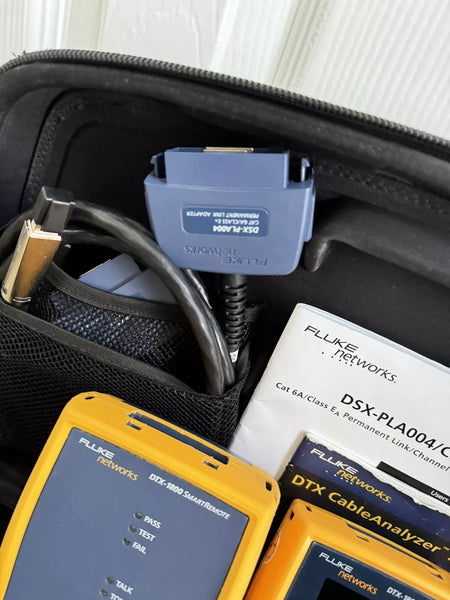 FLUKE NETWORKS DTX-1800 MM MFM2 Cable Analyzer Fiber Copper Certification Tester
