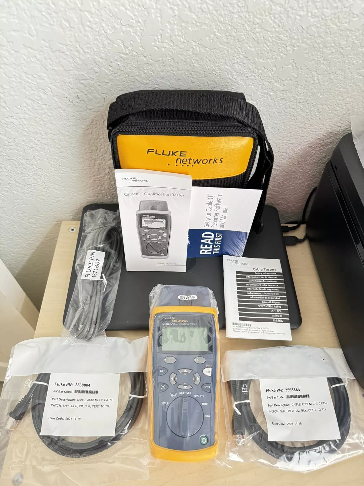 Fluke Networks Cable IQ Qualification Tester CIQ-100 /New Sealed