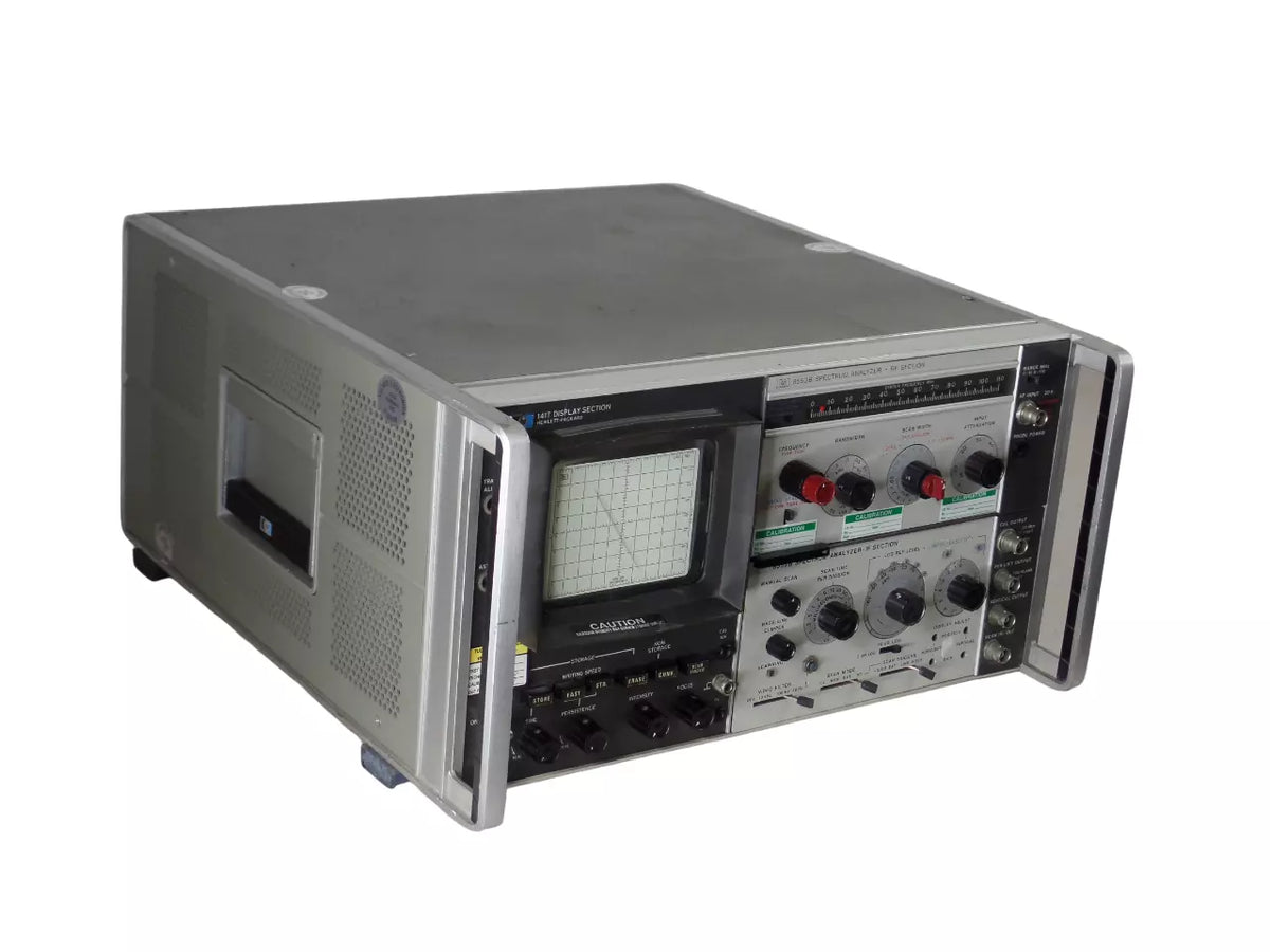 HP 141T 8553B 8552B Spectrum Analyzer 1kHz to 110 MHz