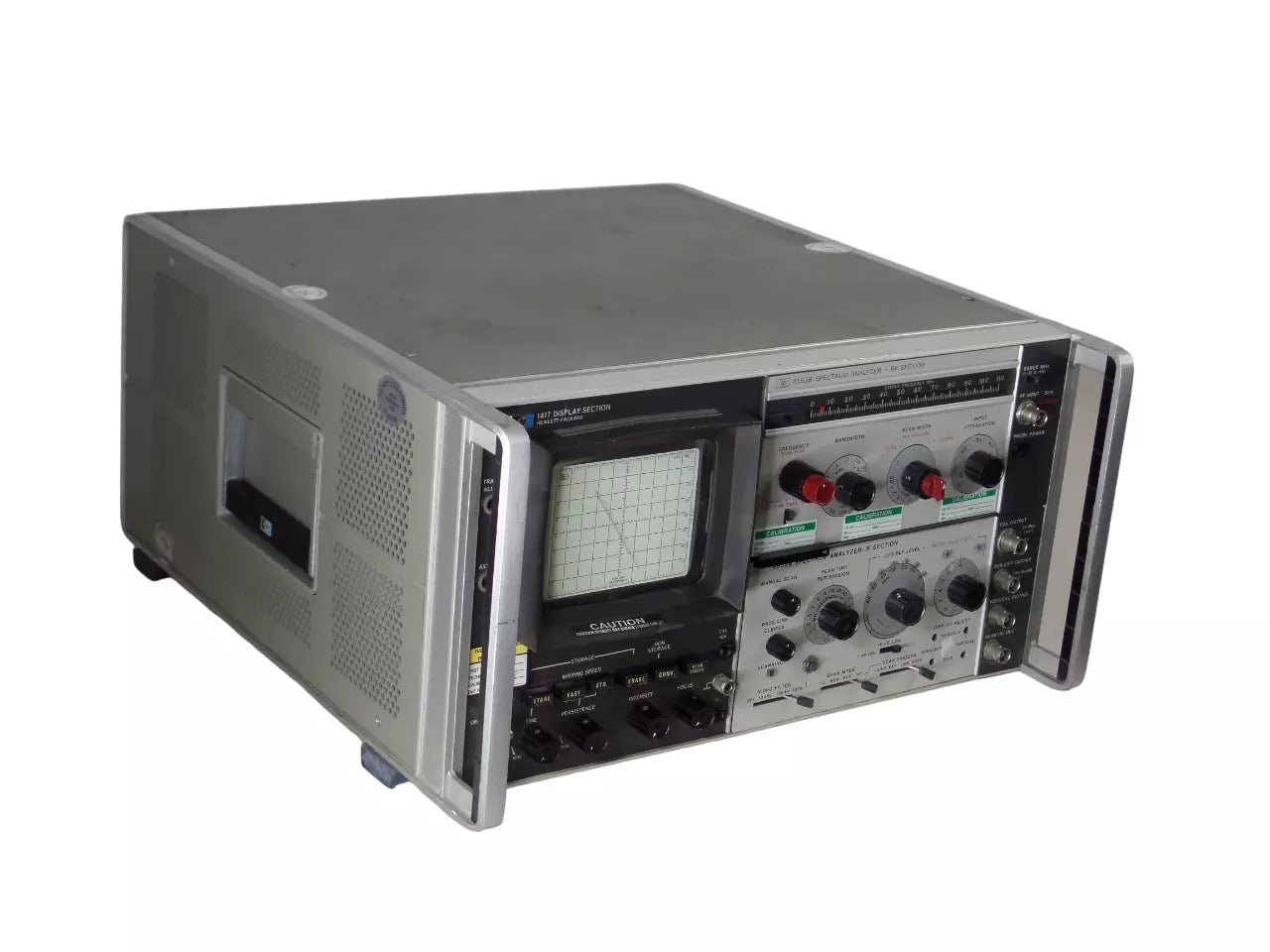 HP 141T 8553B 8552B Spectrum Analyzer 1kHz to 110 MHz