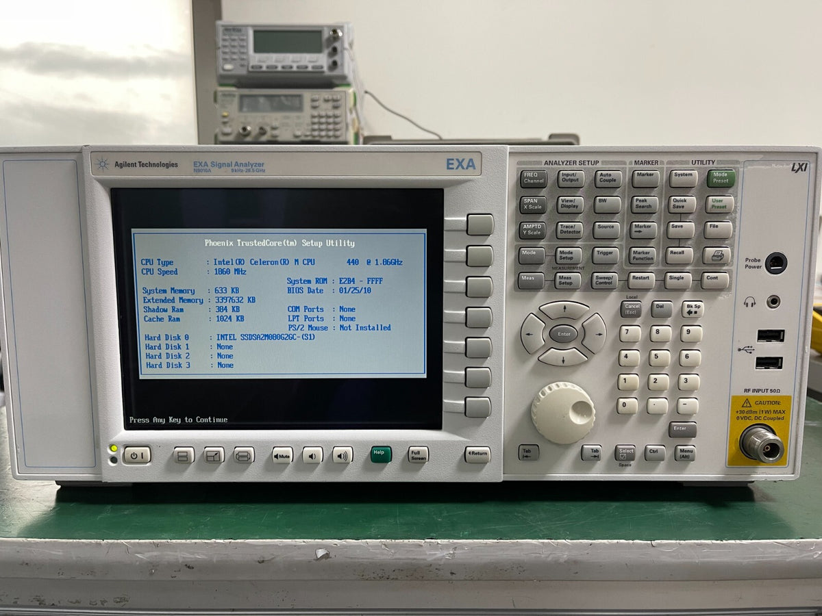 Agilent Keysight EXA N9010A 9KHz- 26.5GHz Spectrum Analyzer _0312 - XG eqpt