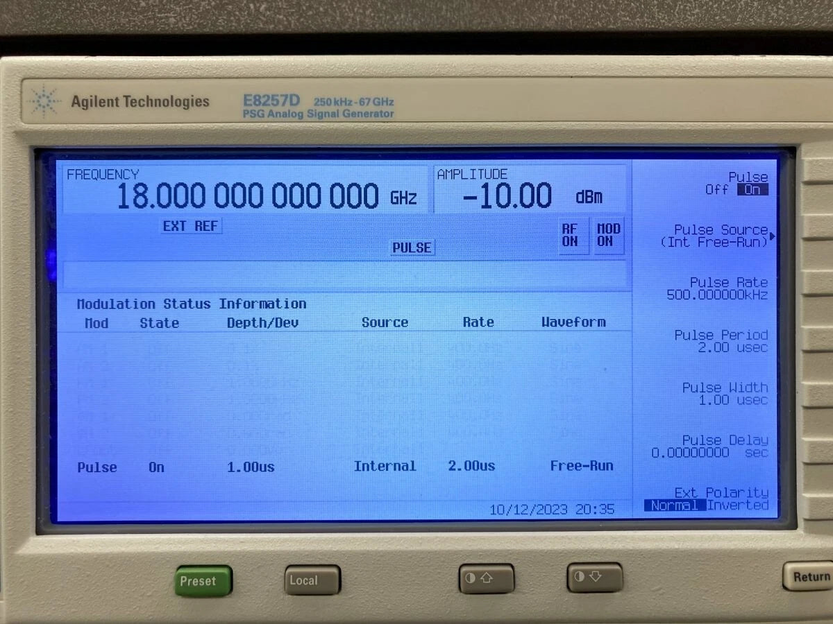 Agilent N1923A Wideband Power Sensor 50MHz-18GHz