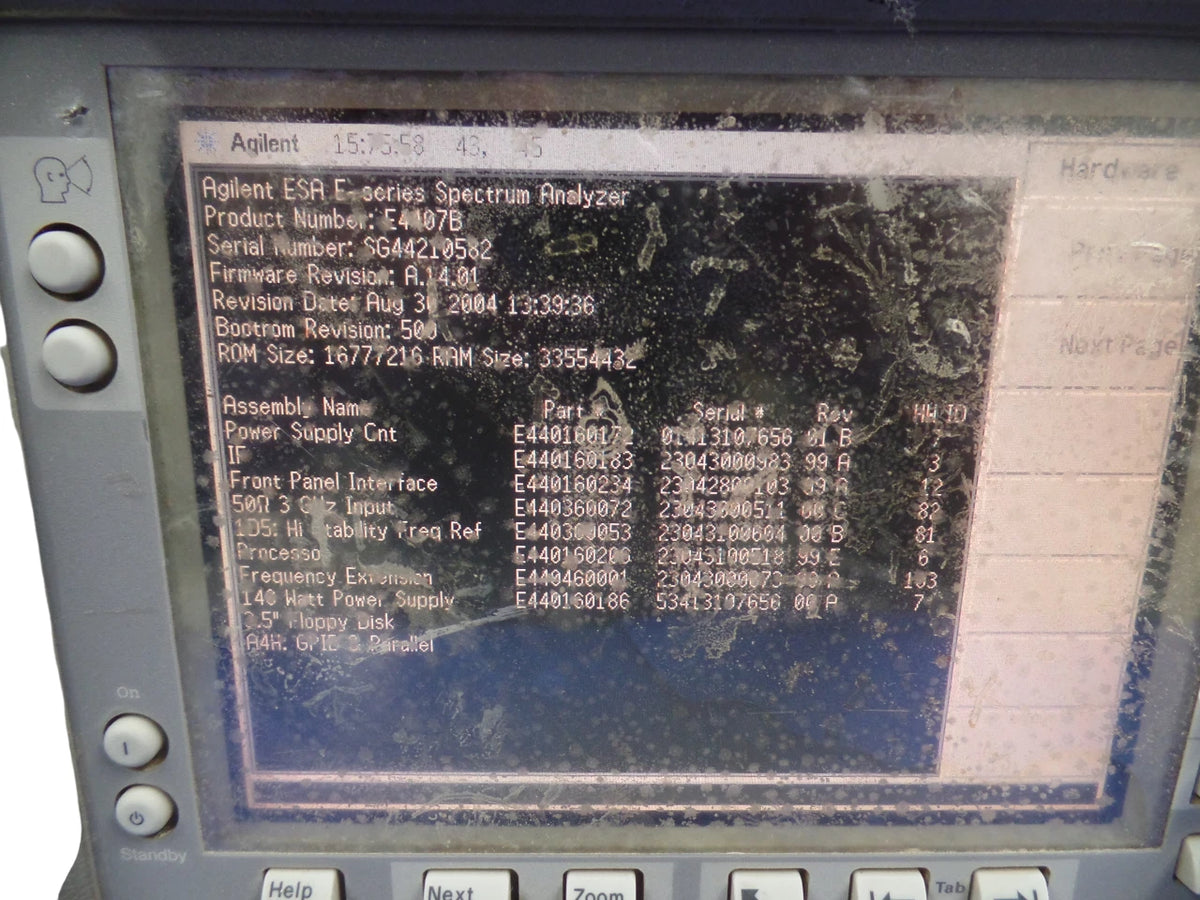 Agilent E4407B ESA-E Spectrum Analyzer 9 kHz - 26.5 GHz - Free Shipping