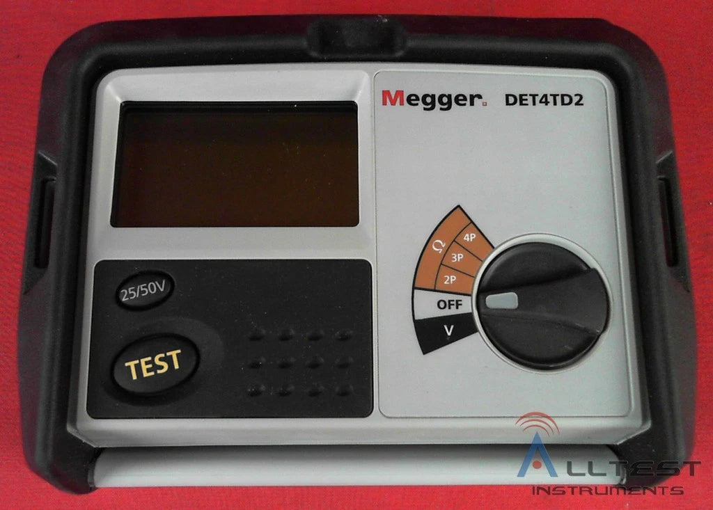 Megger DET4TD2 4 Terminal Earth Ground Resistance Tester
