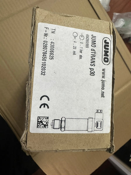 JUMO dTrans P30 404366/999 Pressure Transmitter for Industrial Use