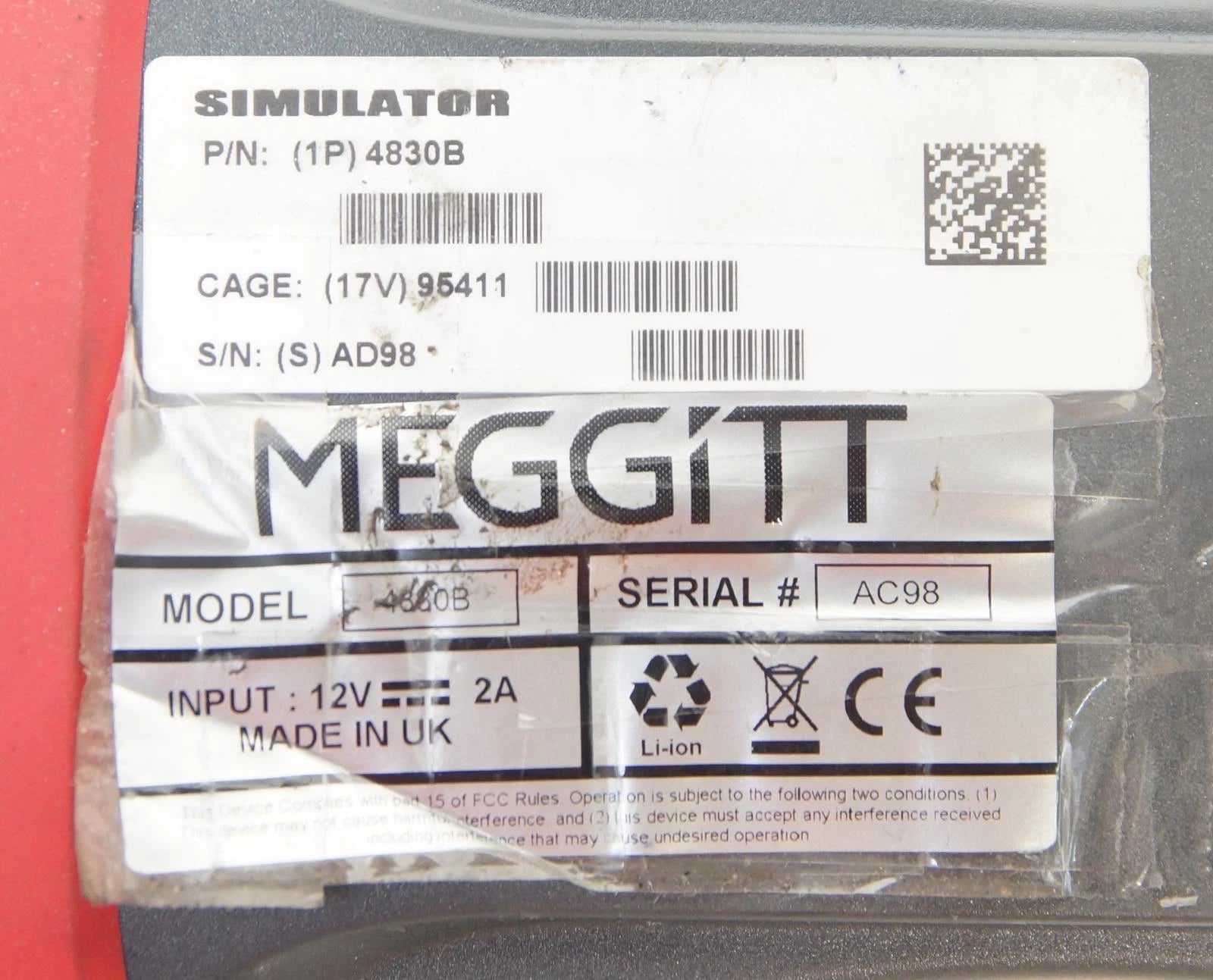 Meggitt Model 4830B Accelerometer Simulator