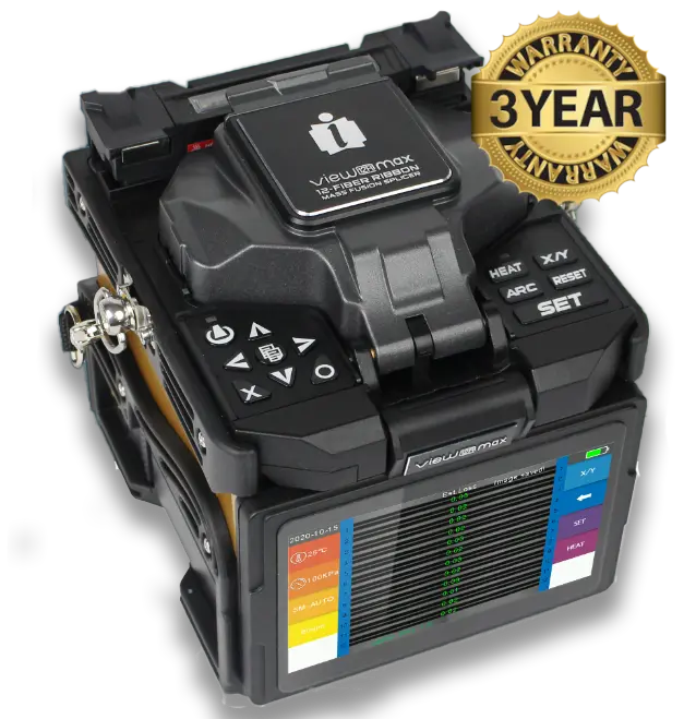 INNO View 12R Max SM MM Mass Fiber Ribbon Fusion Splicer w/ V12 Cleaver
