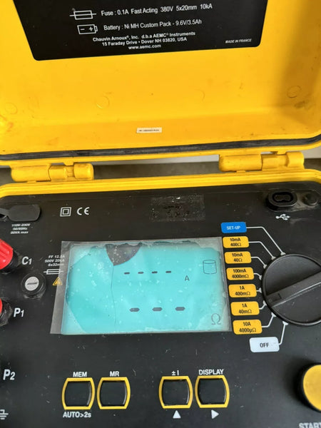 AEMC Instruments Model 6240 Micro-Ohmmeter 110V-230V 50/60Hz 80VA