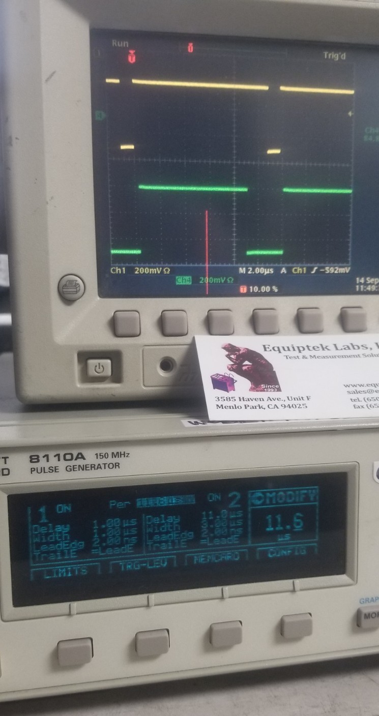 HP 8110A Pulse Pattern Generator 150 MHz