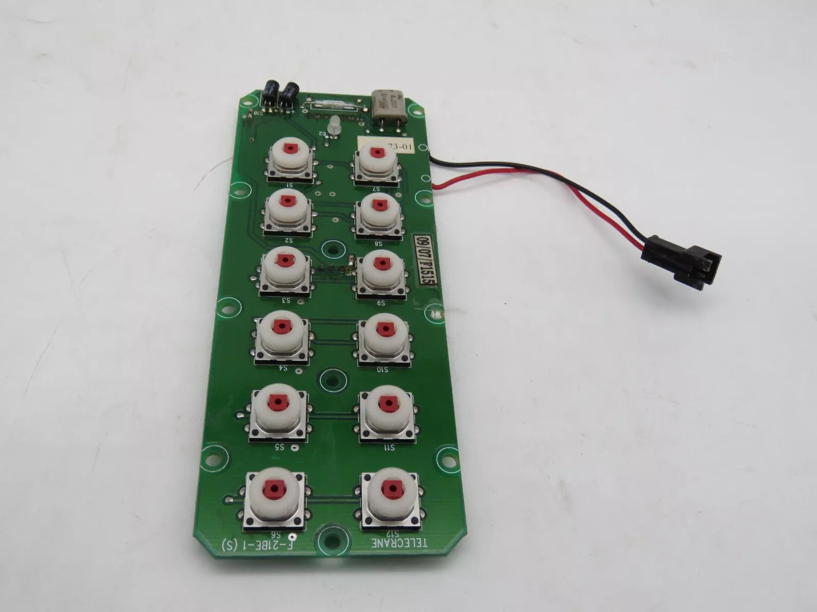 1pcs New TELECRANE F-21BE-1(S) 12 Button PCB Board