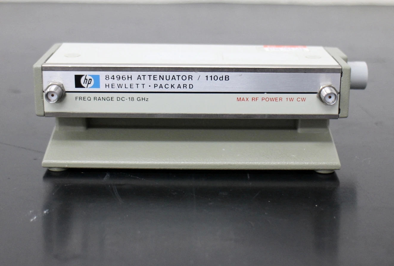 HP 8496H DC-18GHz 110dB 10dBstep Programable Attenuator