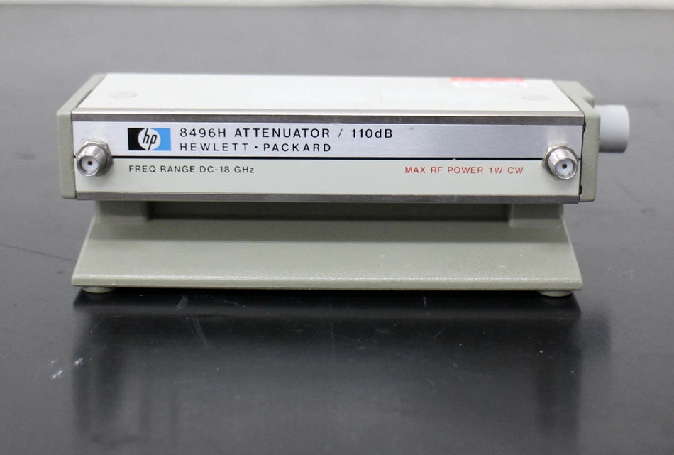 HP 8496H DC-18GHz 110dB 10dBstep Programable Attenuator