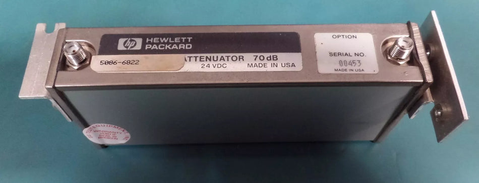 HP Agilent Keysight 5086-7822 Step Attenuator SMA 70dB 5086-6822