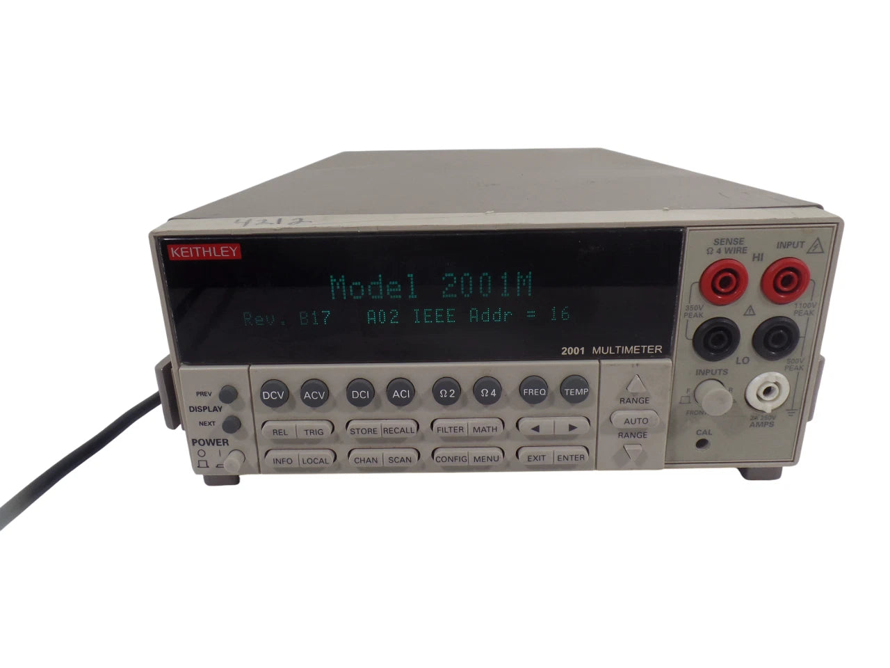 Keithley 2001M B17 Multimeter - Free Shipping