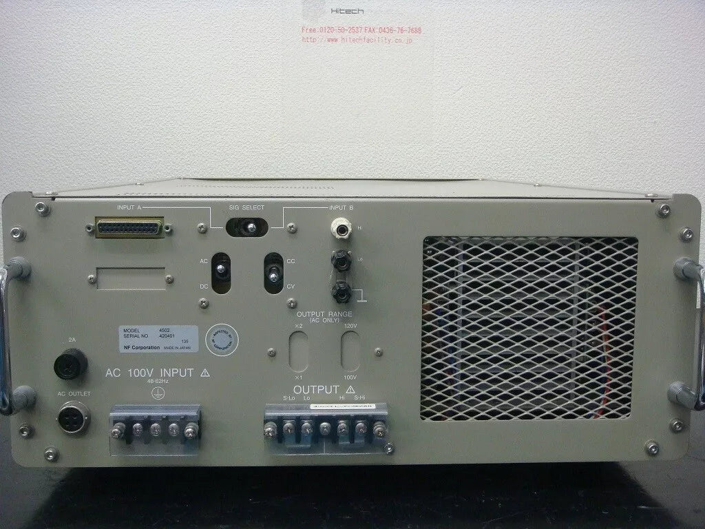 NF 4502 DC-20KHz 250W Precision Power Amplifier