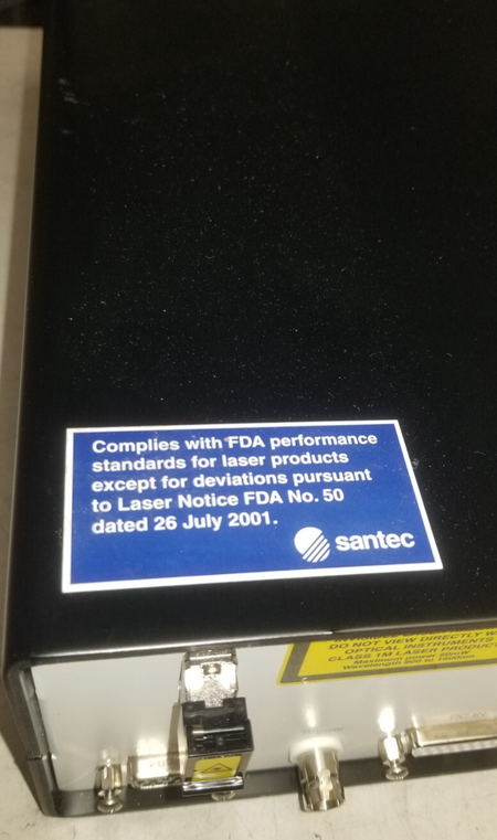 Santec Laser Swept Source 1290-1320nm